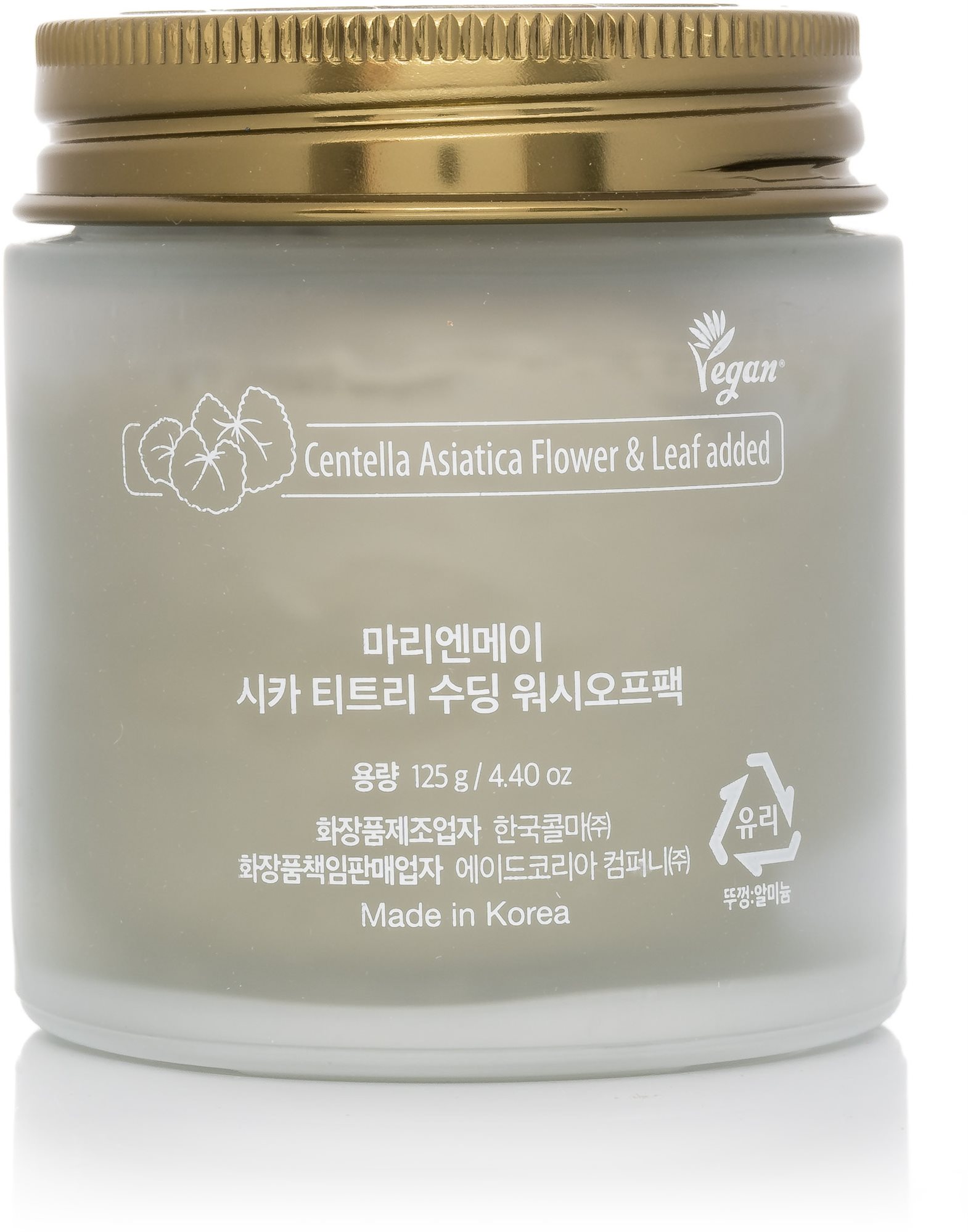 MARY & MAY Cica TeaTree Soothing Wash off Pack 125 g Pleťová maska