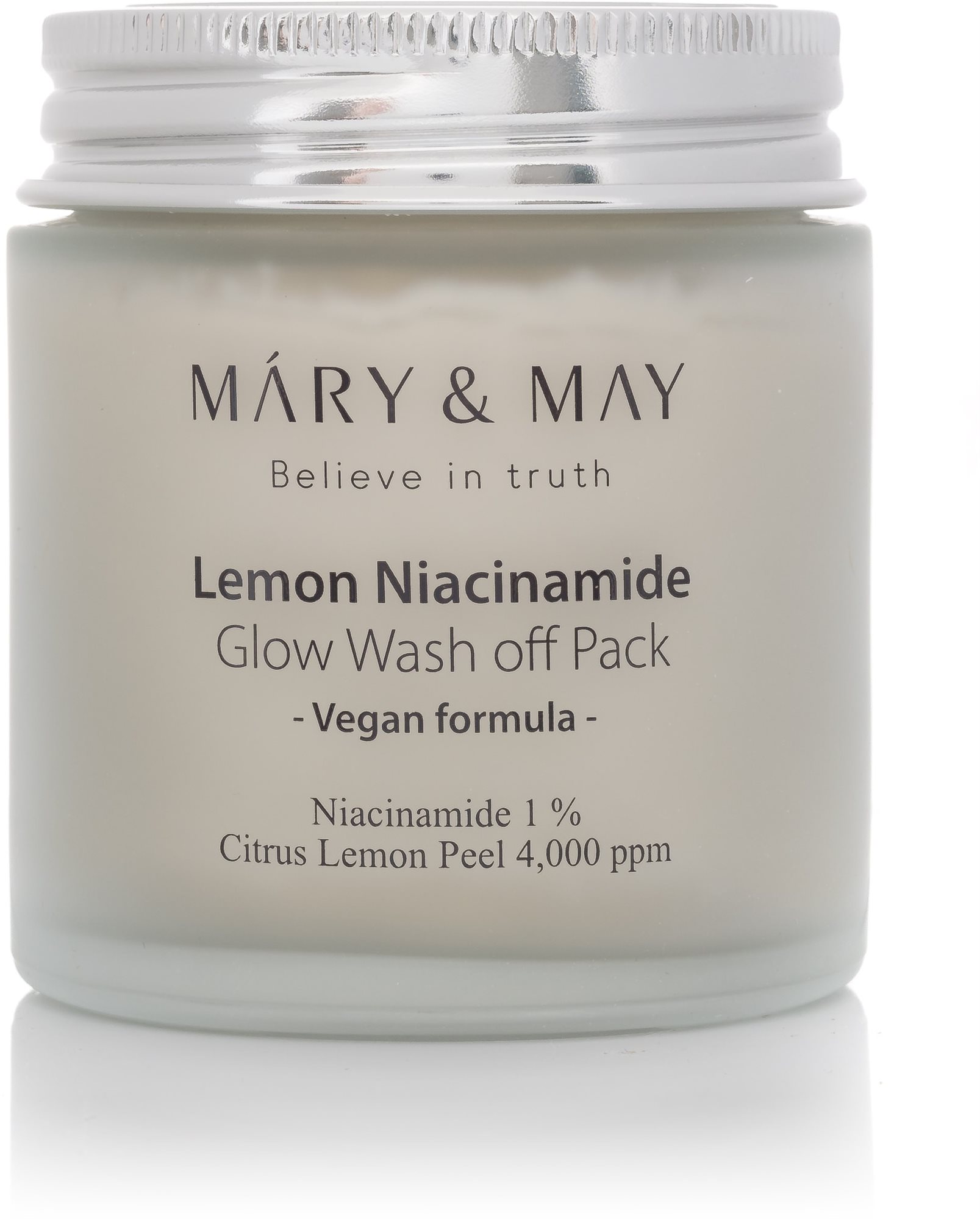 MARY & MAY Lemon Niacinamide Glow Wash off Pack 125 g Pleťová maska