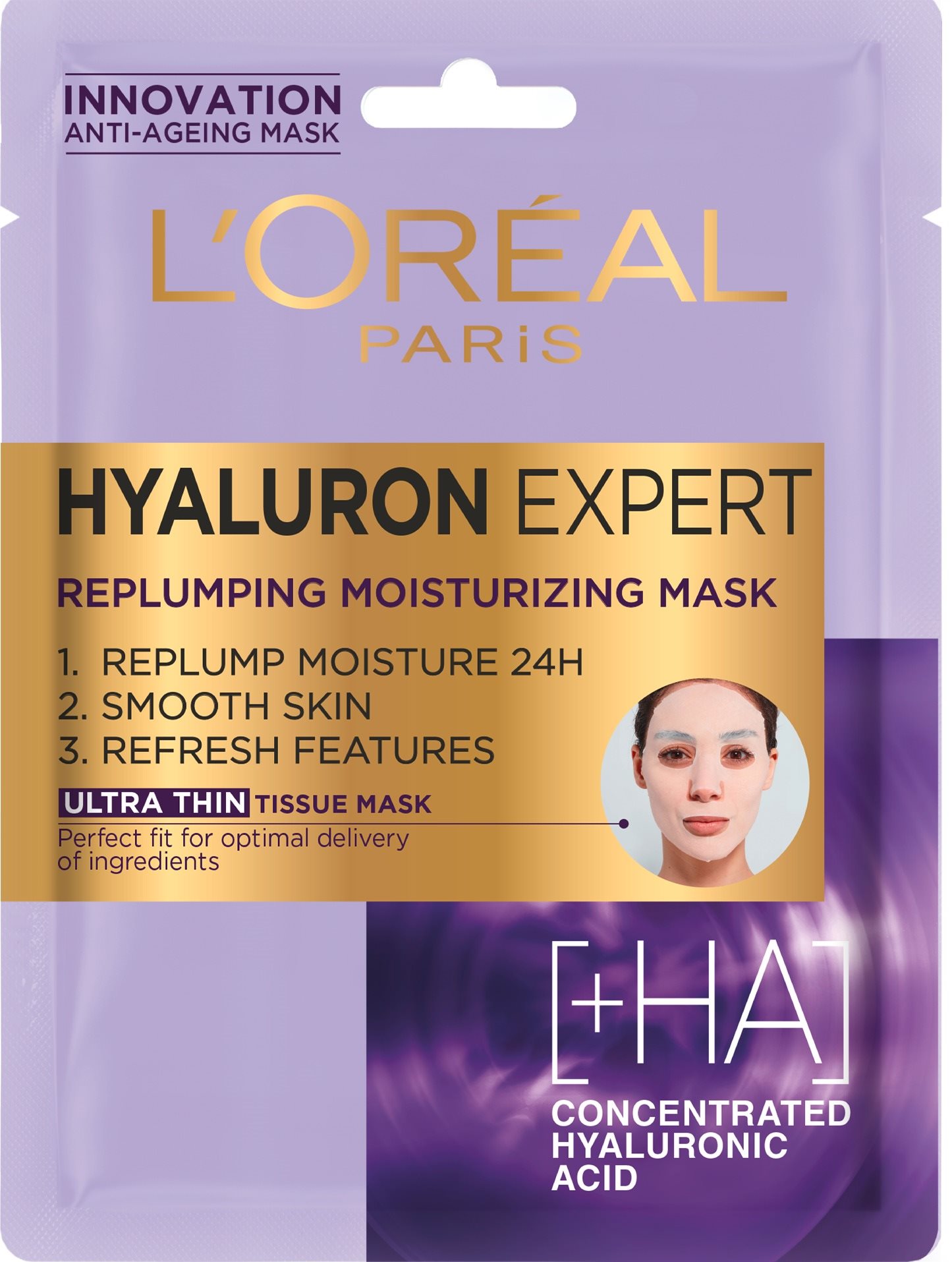 ĽORÉAL PARIS Hyaluron Specialist Replumping Moisturizing Tissue...