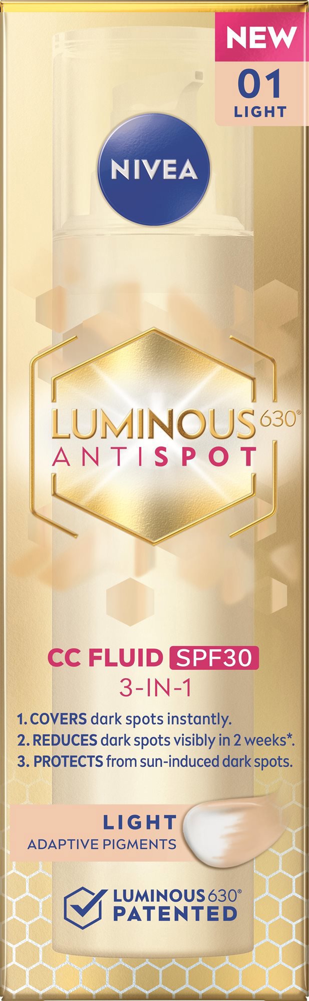 NIVEA Face Cellular Luminous CC Fluid Light 40 ml CC krém