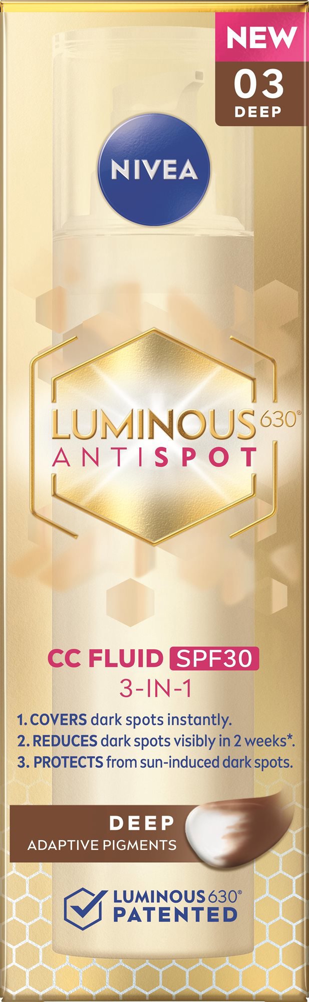 NIVEA Face Cellular Luminous CC Fluid Dark 40 ml CC krém