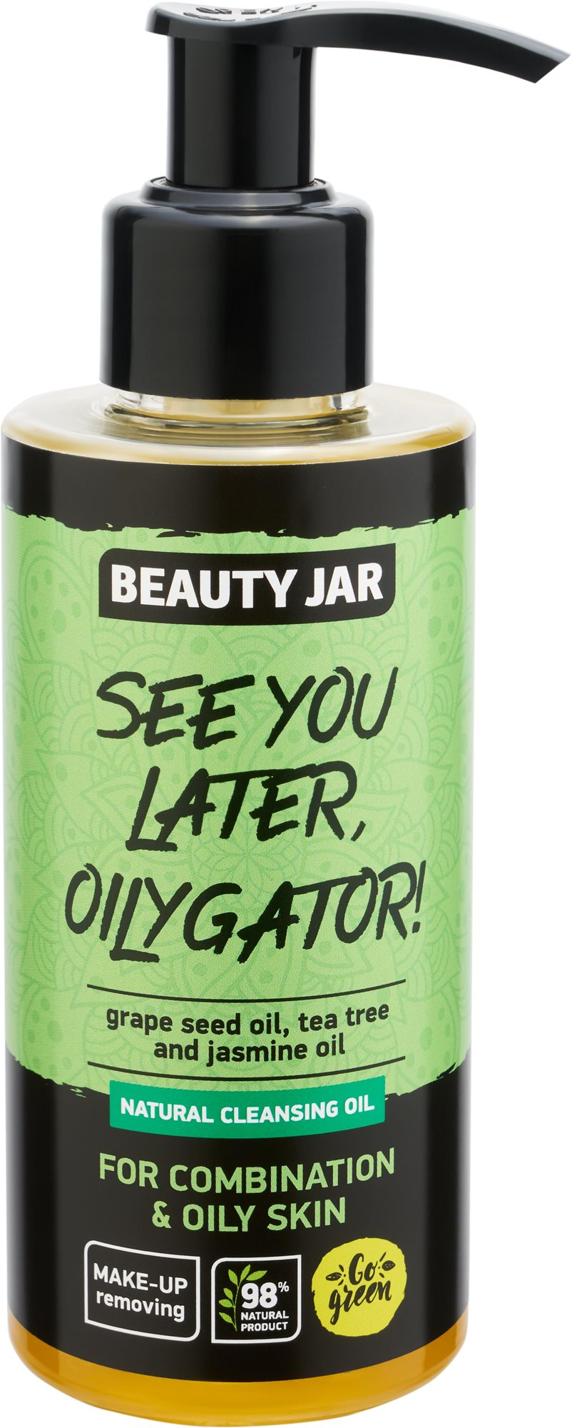 BEAUTY JAR See you later, oilygator! čistiaci olej 150 ml Pleťový...