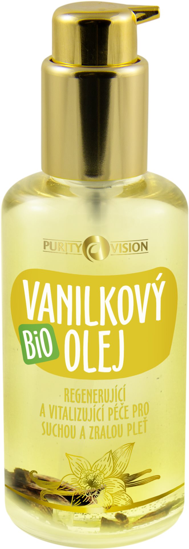 PURITY VISION Bio Vanilkový olej 100 ml Pleťový olej