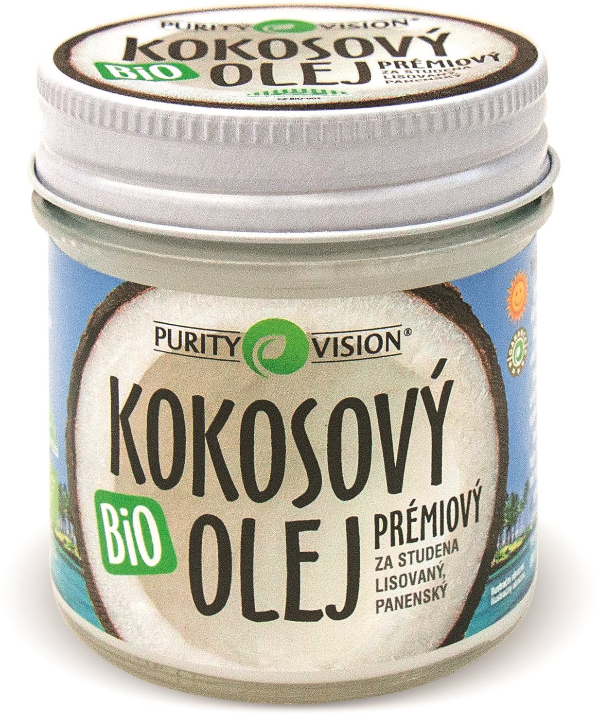 PURITY VISION Fair Trade Kokosový olej panenský BIO 120 ml Olej