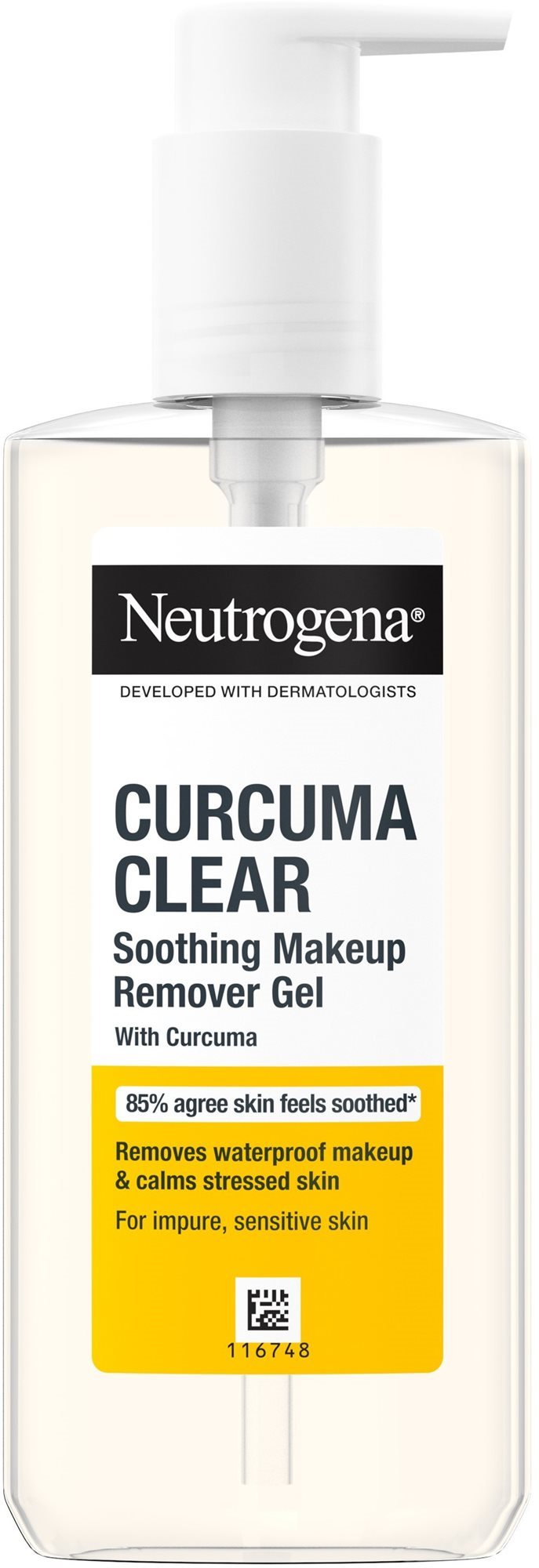 NEUTROGENA Curcuma Clear 3 in 1 Micellar Gel, 200 ml Odličovač