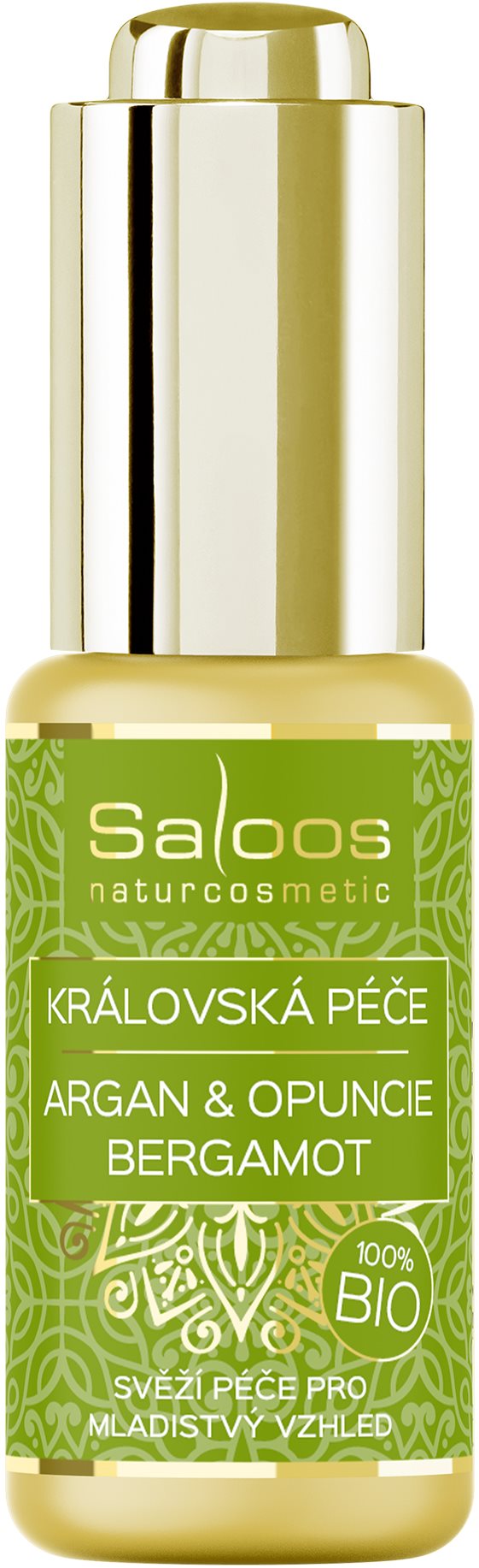 SALOOS Kráľovská starostlivosť Argan & Opuncia – Bergamot 20 ml...