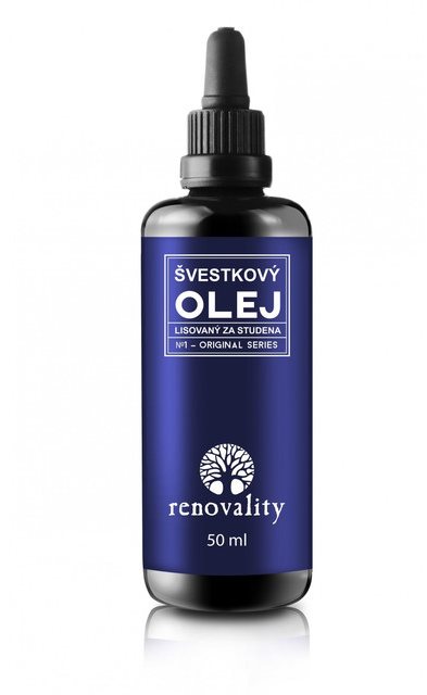 RENOVALITY Slivkový Olej 50 ml Pleťový olej