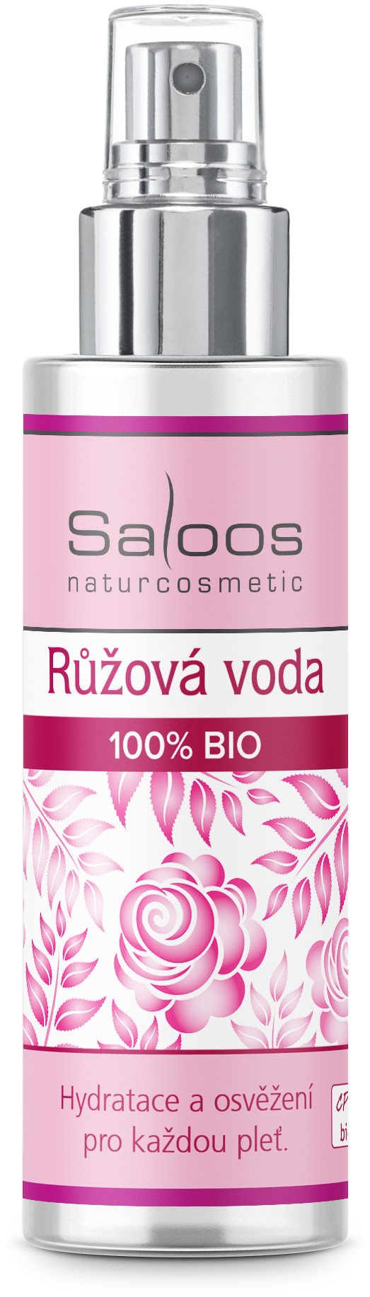 SALOOS 100% Bio Ružová voda 100 ml Pleťová voda