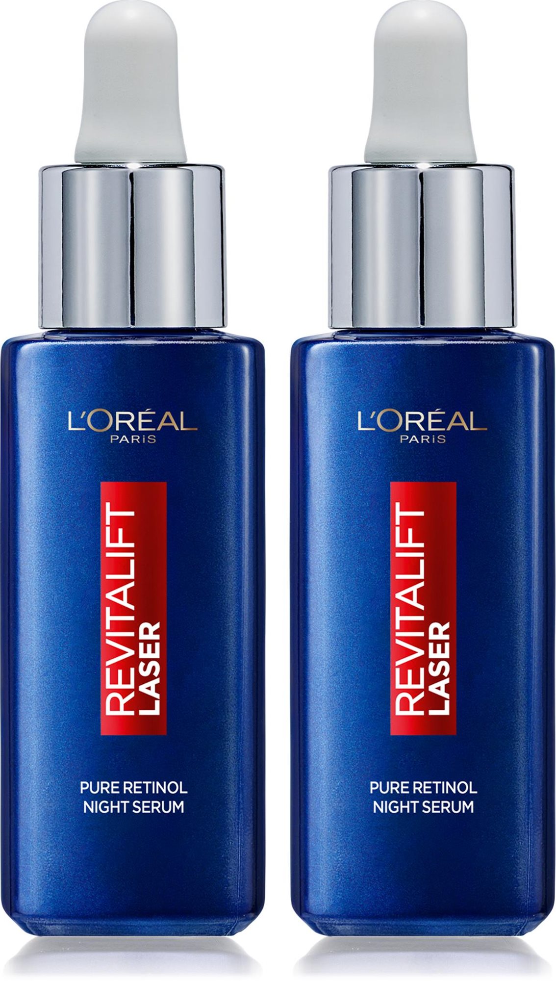 L'ORÉAL PARIS Revitalift Laser X3 Retinol Night Sérum 2× 30 ml...