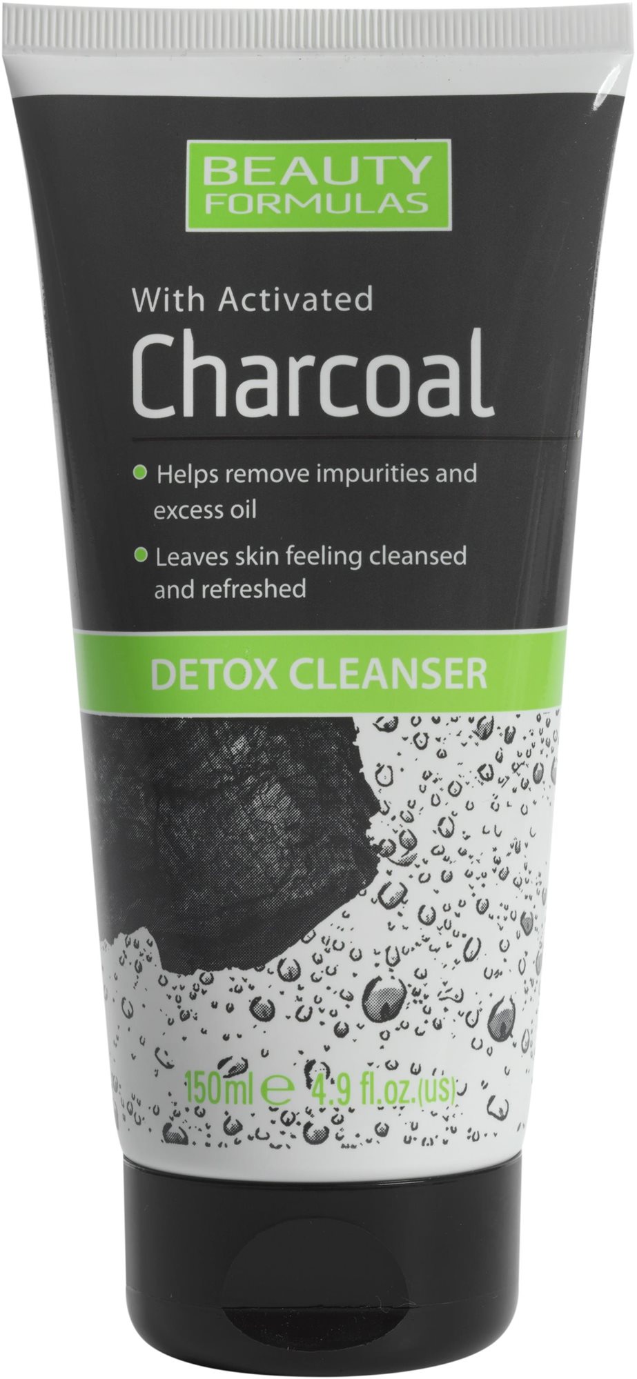BEAUTY FORMULAS Detoxikační čistící gel s aktivním uhlím 150 ml...