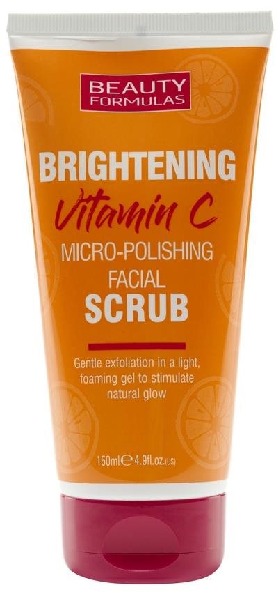 BEAUTY FORMULAS Rozjasňující pleťový scrub s vitamínem C 150 ml...