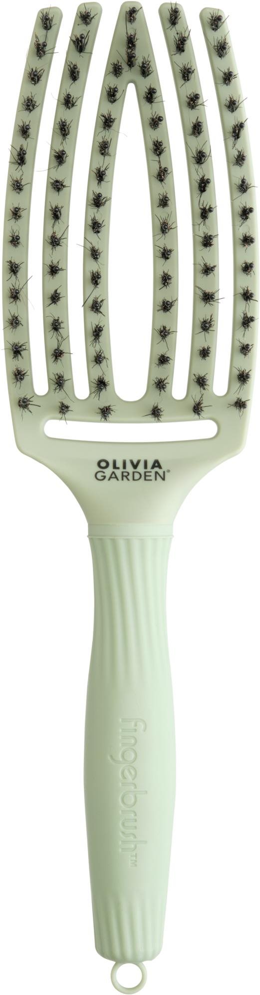 OLIVIA GARDEN Fingerbrush Combo Fall Sage Medium Kefa na vlasy