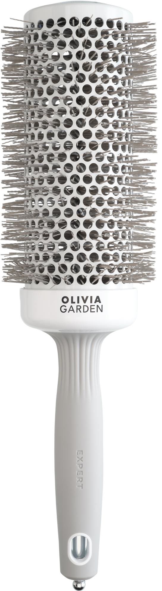OLIVIA GARDEN Expert Speed, fehér és szürke, 55 mm Hajkefe