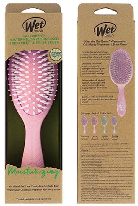 WET BRUSH Go Green Treatment & Shine Brush Watermelon  Kartáč na...
