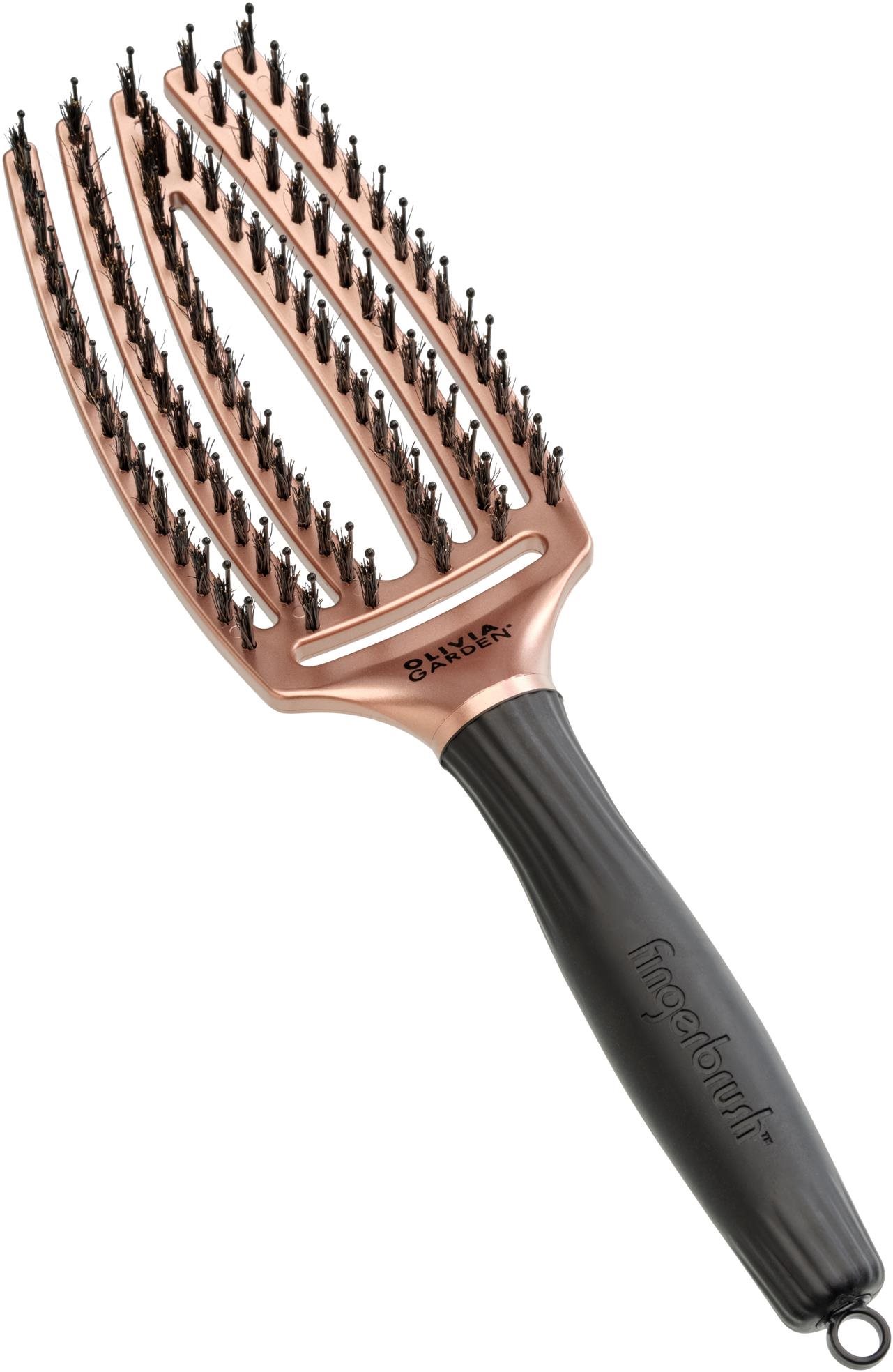 OLIVIA GARDEN Fingerbrush Rose Gold Medium Hajkefe