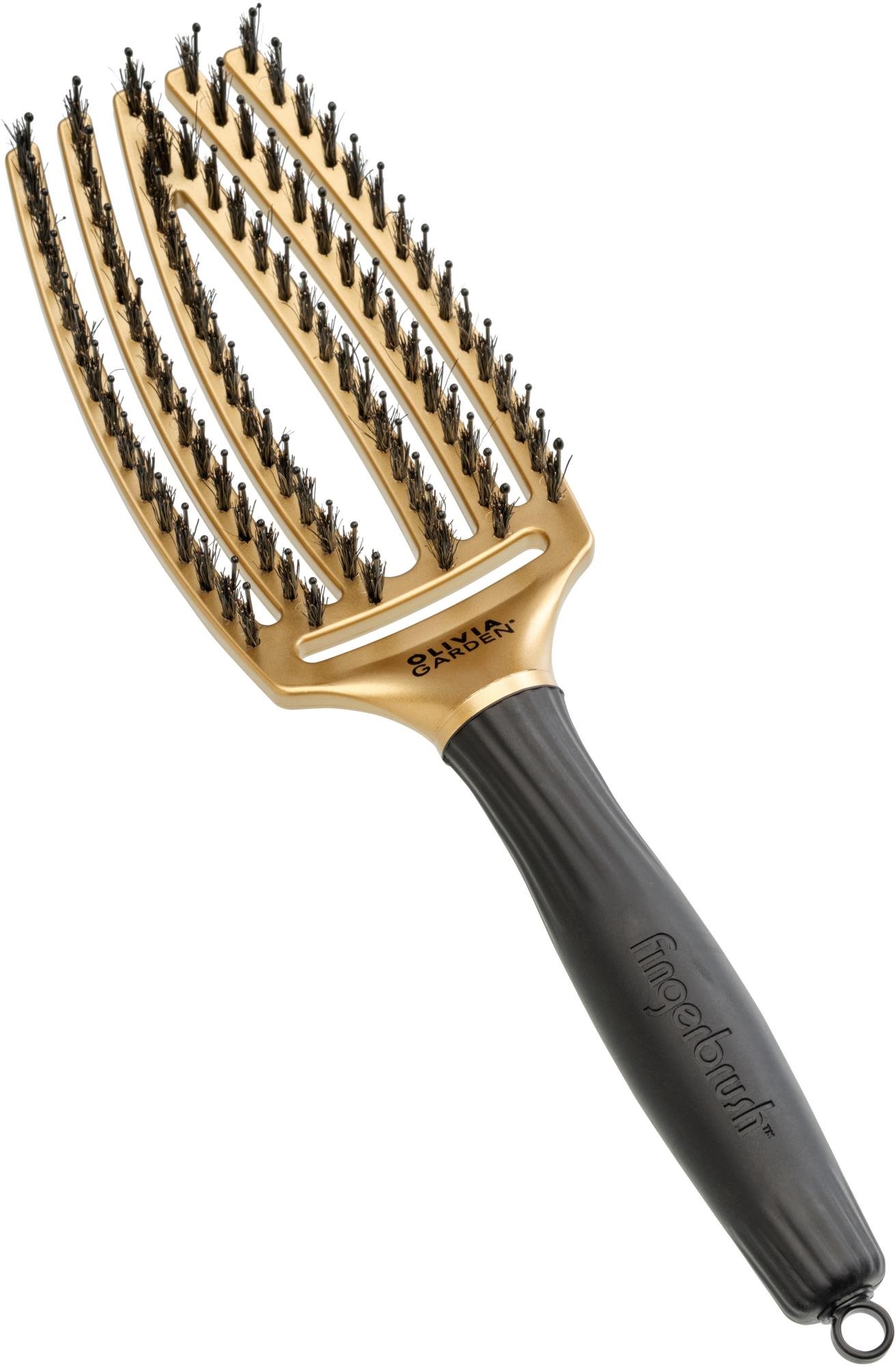 OLIVIA GARDEN Fingerbrush Gold Medium Hajkefe