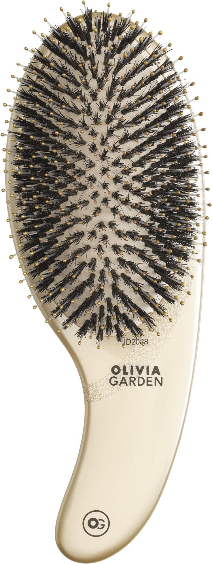 OLIVIA GARDEN Expert Curve Boar and Nylon Gold Hajkefe