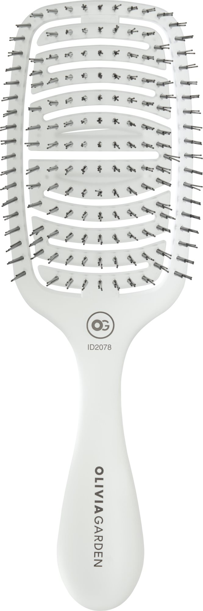 OLIVIA GARDEN Essential Care Fine Hair Bristles Ice White Kefa na...