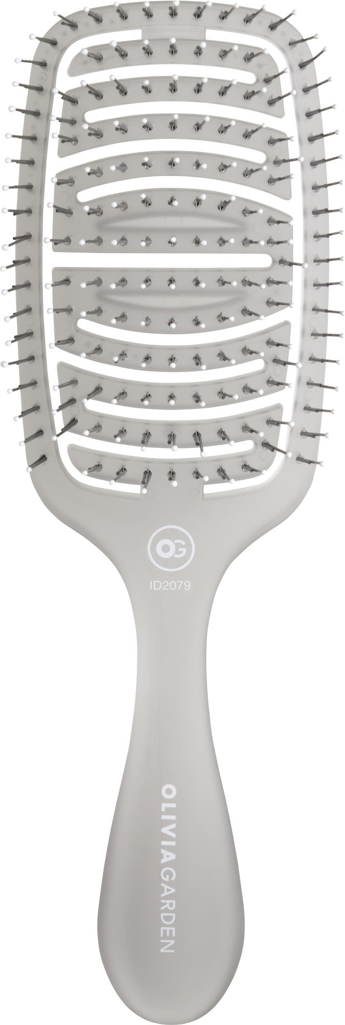 OLIVIA GARDEN Essential Care Flex Medium Hair Bristles Ice Grey...