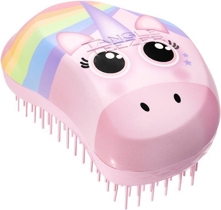 TANGLE TEEZER Original Mini Rainbow Unicorn Print Kefa na vlasy