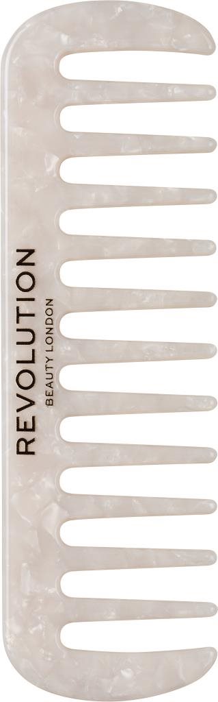 REVOLUTION HAIRCARE Natural Curl Wide Tooth Comb White Hrebeň