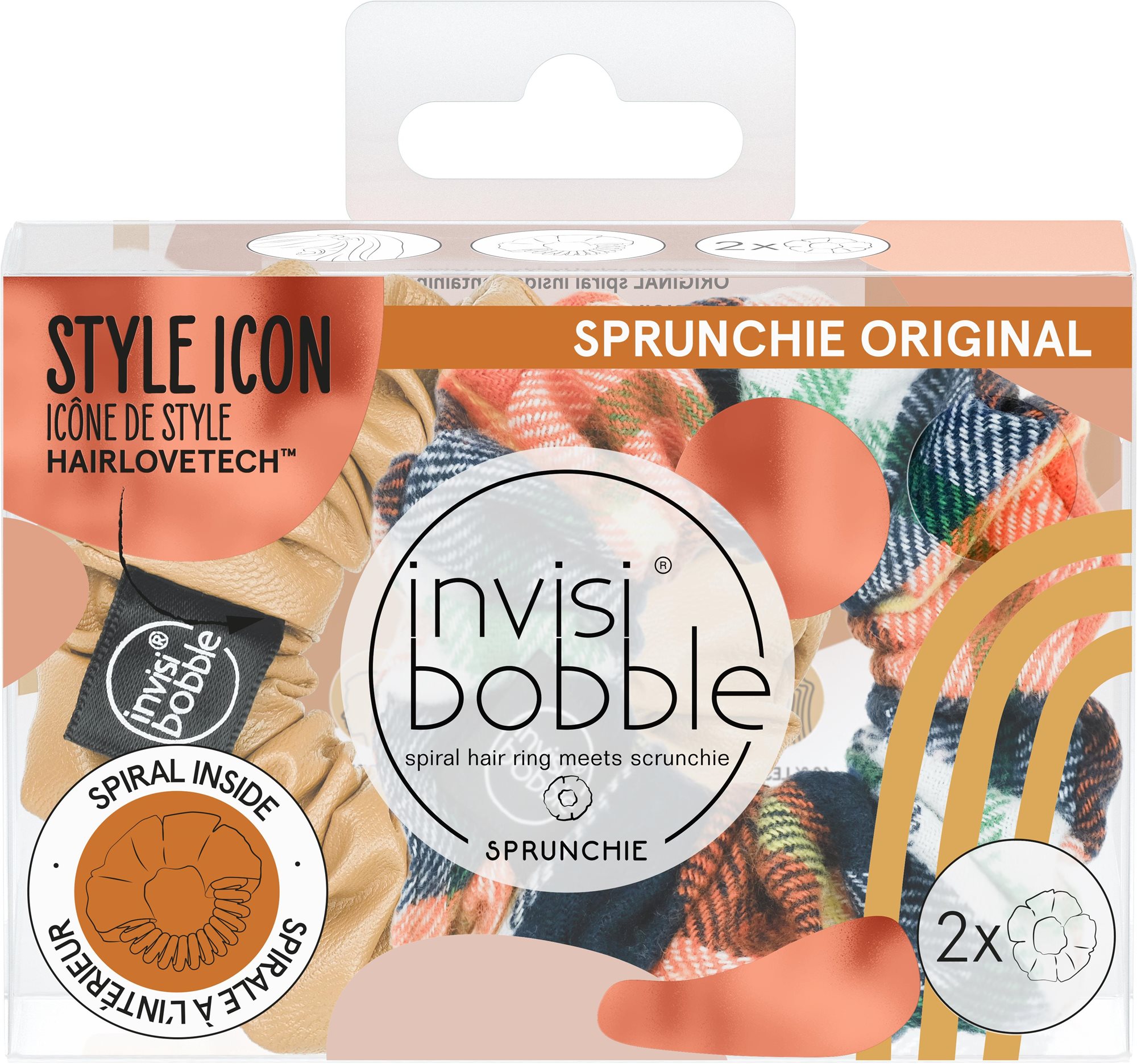 invisibobble® SPRUNCHIE Fall in Love It's Sweater Time 2 pc Gumičky...