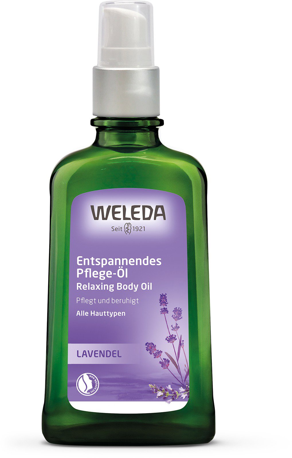 WELEDA Levanduľový upokojujúci olej 100 ml Masážny olej