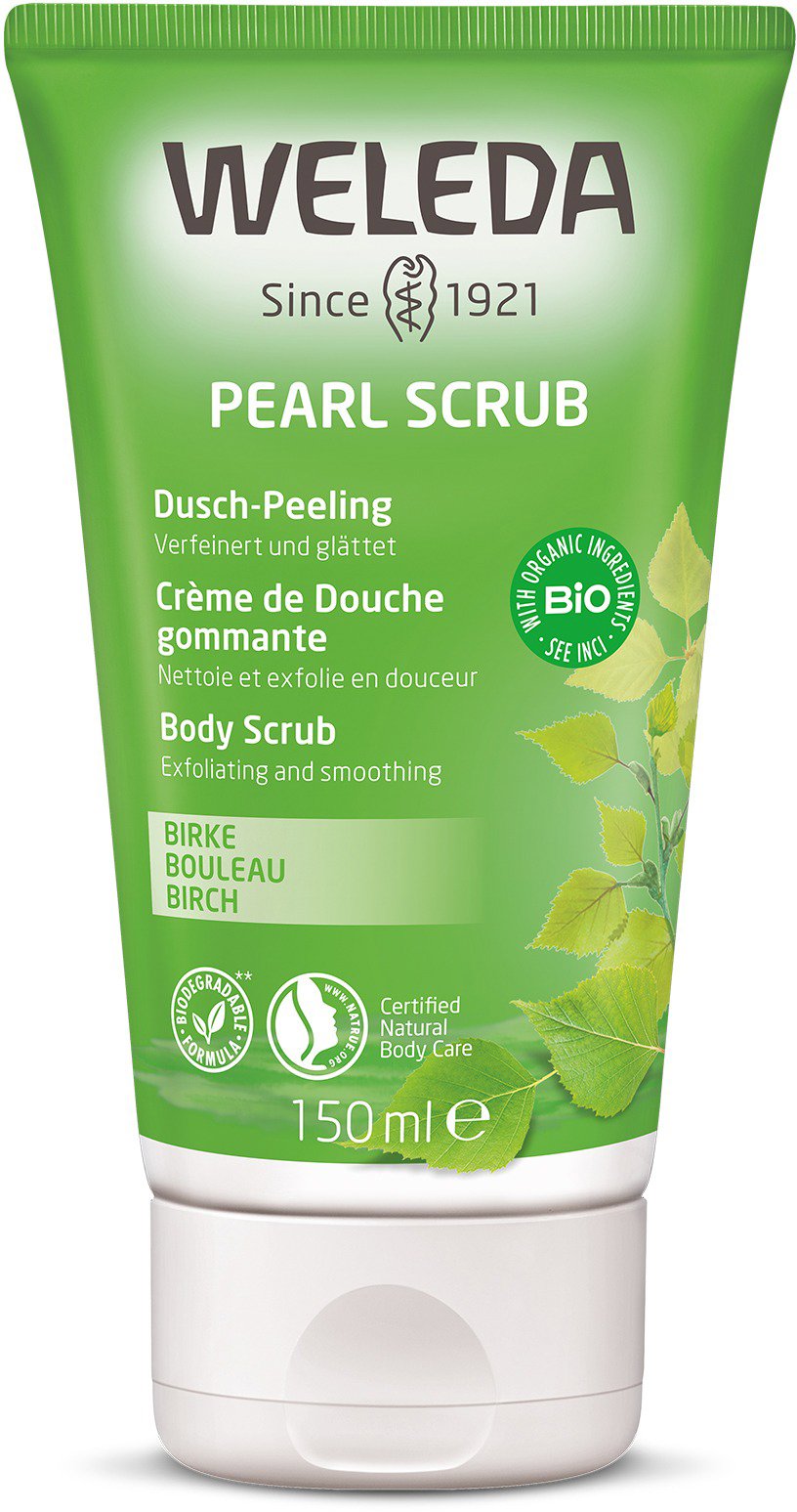 WELEDA Brezový sprchový peeling 150 ml Sprchový gél