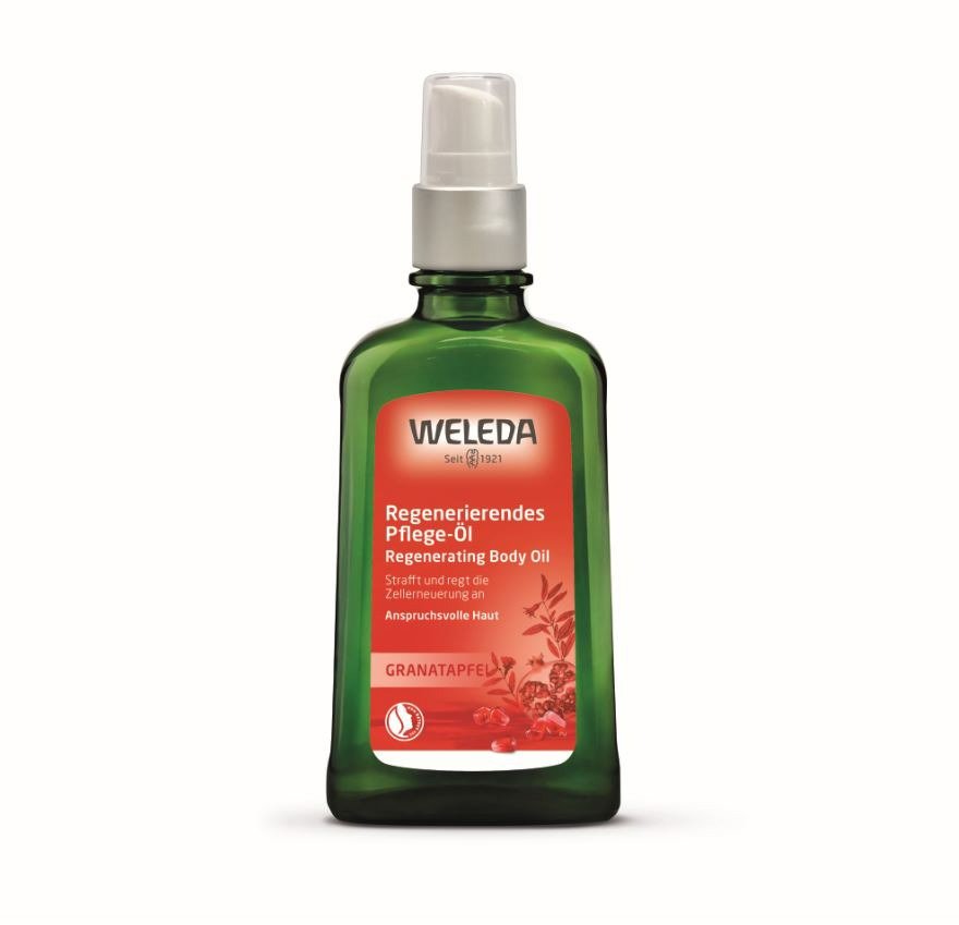 WELEDA Granátové jablko regeneračný olej 100 ml Masážny olej