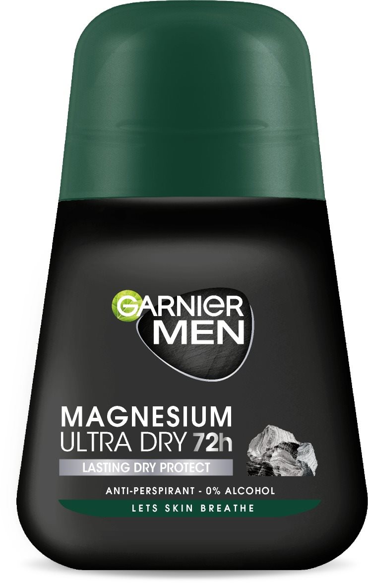 GARNIER Men Magnesium Ultra Dry 72H Roll-on 50 ml Izzadásgátló