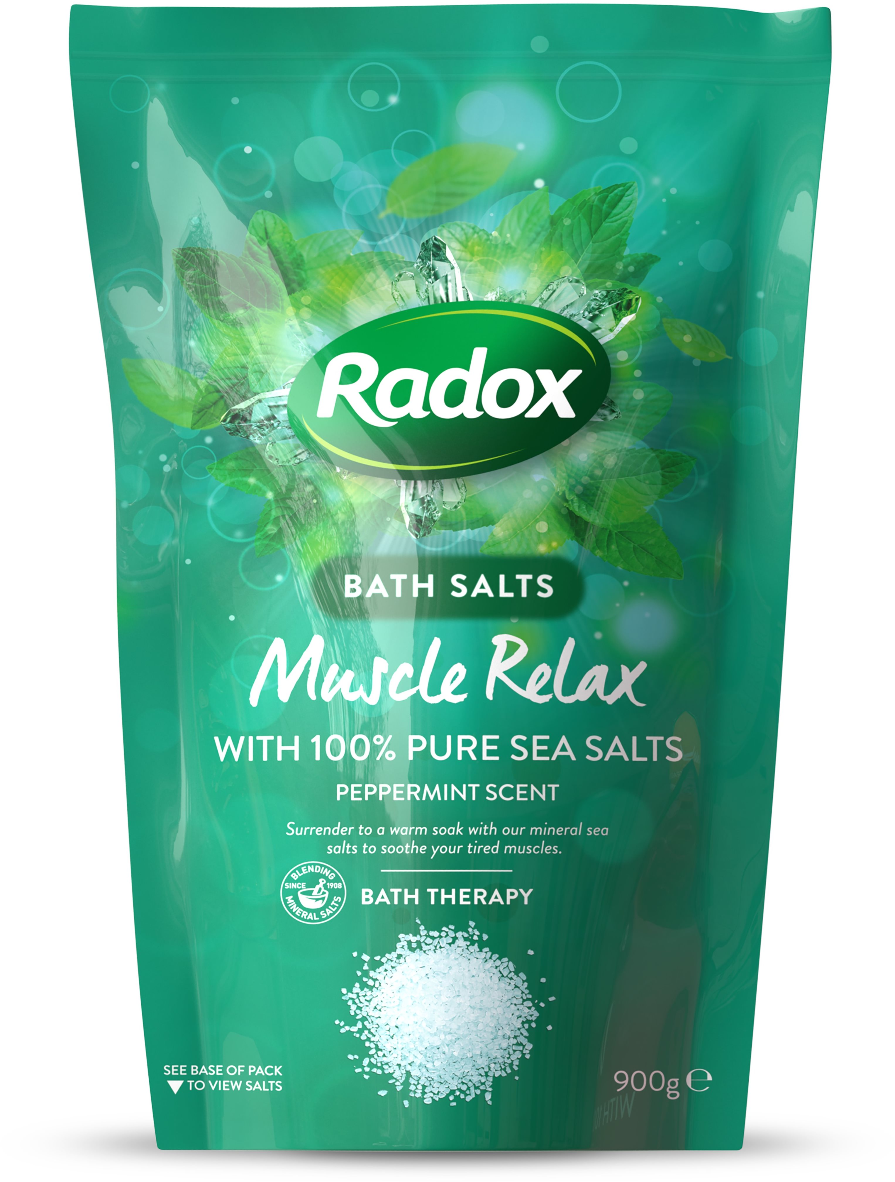 RADOX Muscle Relax Bath Salts 900 g Soľ do kúpeľa
