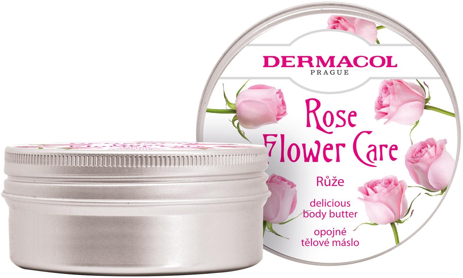 DERMACOL Flower Care Body Butter Ruža, 75 ml Telové maslo