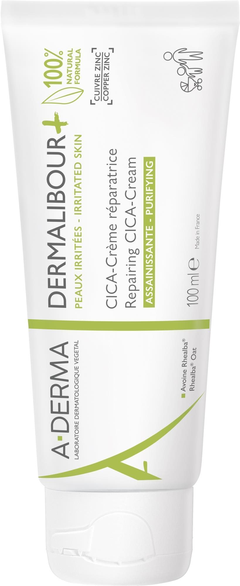A-DERMA DERMALIBOUR+ Reparačný CICA-Krém na podráždenú pokožku 100...