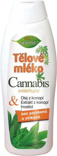BIONE COSMETICS Bio Cannabis Telové mlieko 500 ml Telové mlieko