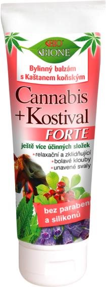 BIONE COSMETICS Bio Cannabis + Kostihoj Forte Bylinný balzam 200 ml...