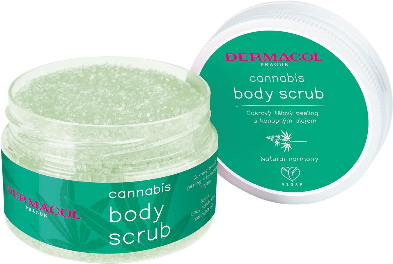 DERMACOL Cannabis telový peeling 200 ml Peeling na telo