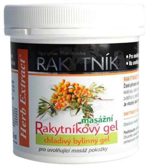 VIVACO Rakytníkový masážní gel 250 ml  Tělový gel