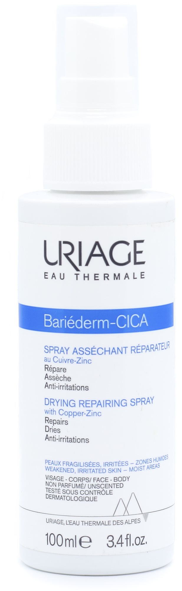 URIAGE Bariederm Cica Spray 100 ml Testpermet