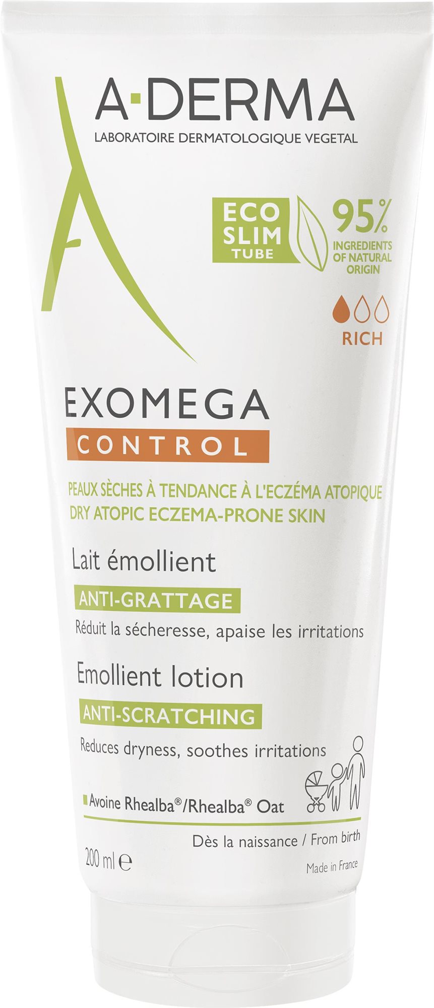 A-DERMA Exomega Control Emolliens testápoló atópiára hajlamos,...