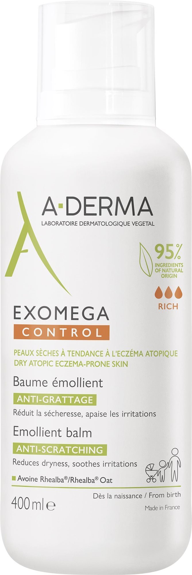 A-DERMA Exomega Control Emolienčný balzam na suchú kožu so sklonom...