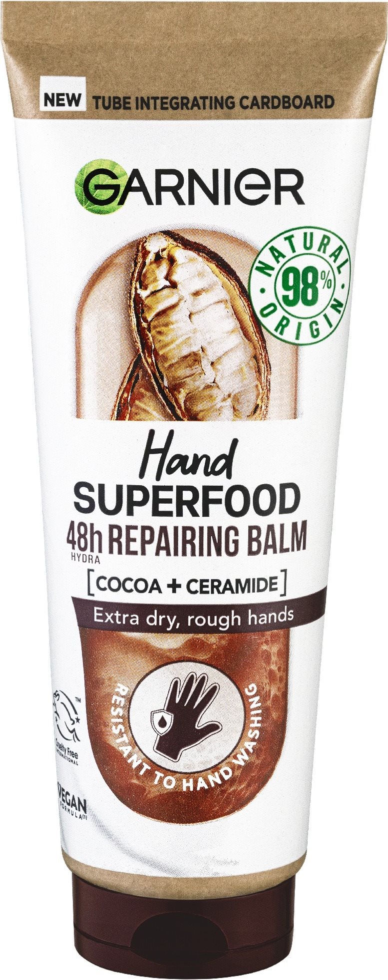 GARNIER Hand Superfood regeneráló kézkrém kakaóval 75 ml Kézkrém