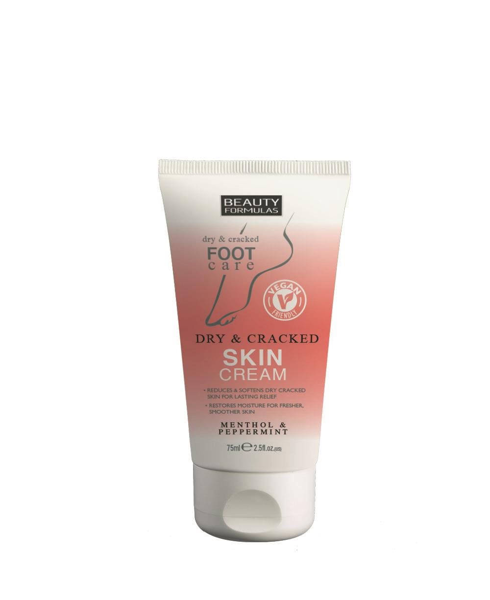 BEAUTY FORMULAS Dry & Cracked skin cream 75 ml Krém na nohy