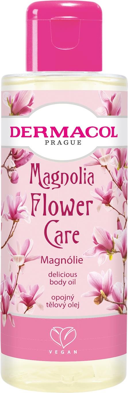 DERMACOL Flower care testápoló olaj Magnólia 100 ml Masszázsolaj