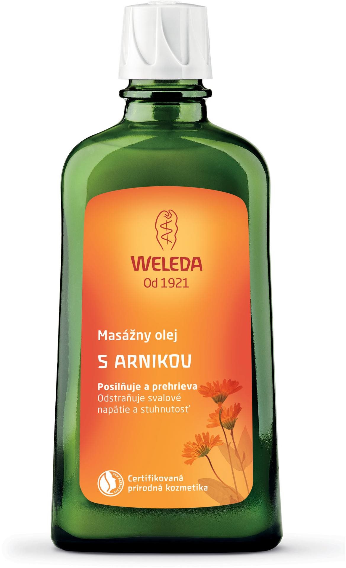 WELEDA Masážny olej s arnikou 200 ml Masážny olej