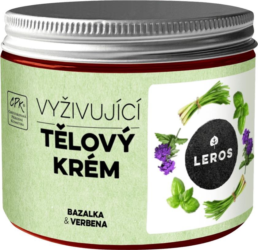 LEROS Telový krém Bazalka & Verbena 213 ml Telový krém