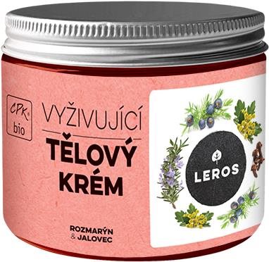 LEROS Tápláló testkrém Rozmaring & Boróka 213 ml Testápoló krém