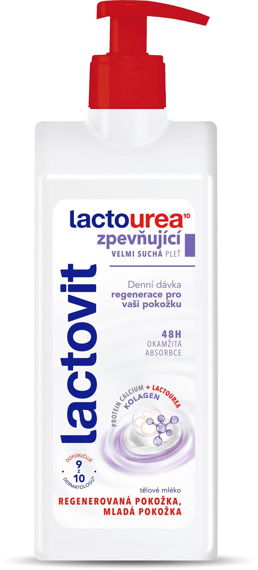 LACTOVIT Lactourea Telové Mlieko Zpevňujúce 400 ml Telové mlieko