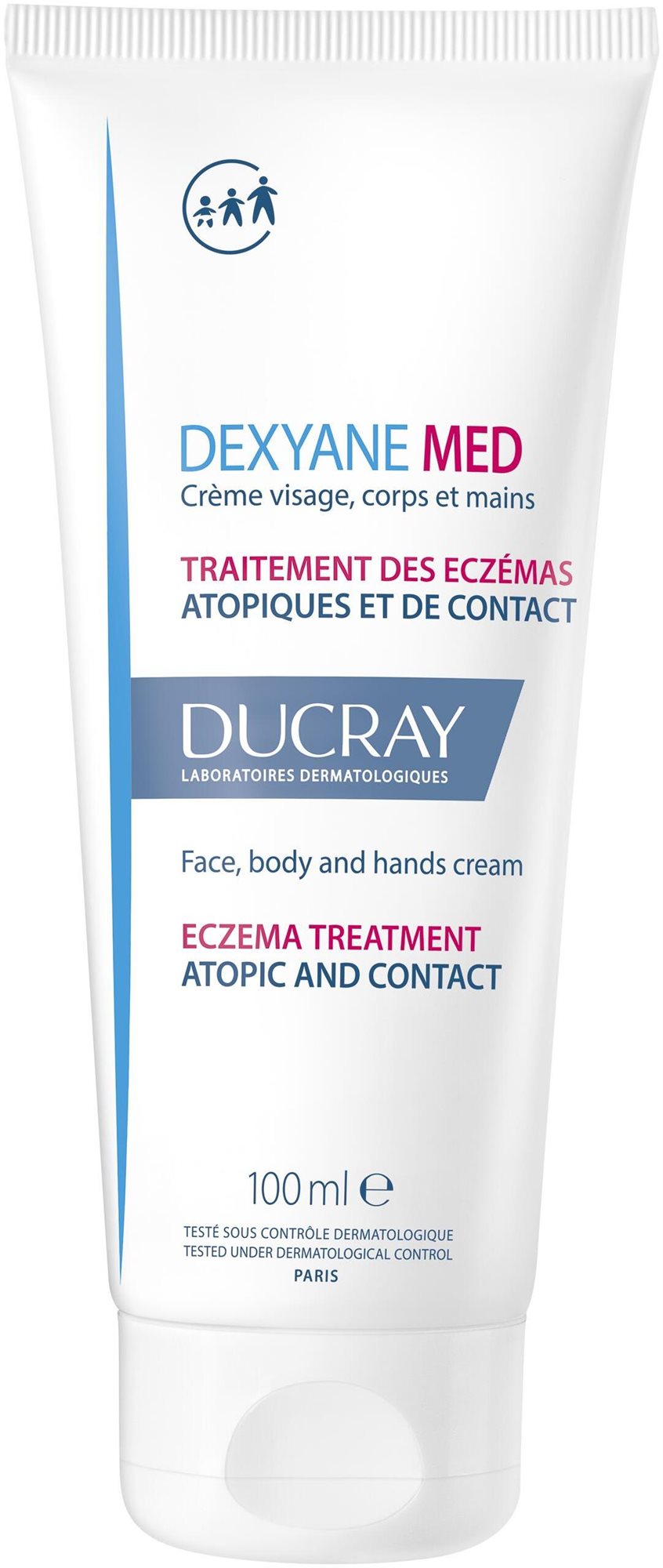 DUCRAY Dexyane MeD Zkľudňujúci reparačný krém 100 ml Telový krém