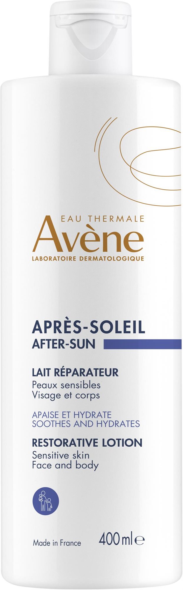 AVENE Sun Reparačné mlieko na opaľovanie 400 ml Mlieko po opaľovaní