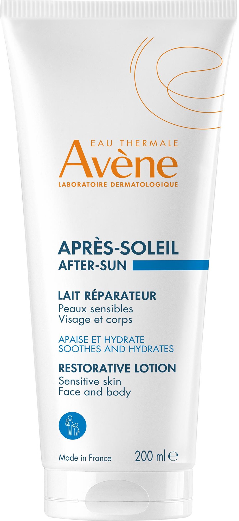 AVENE Sun Reparačné mlieko na opaľovanie 200 ml Mlieko po opaľovaní